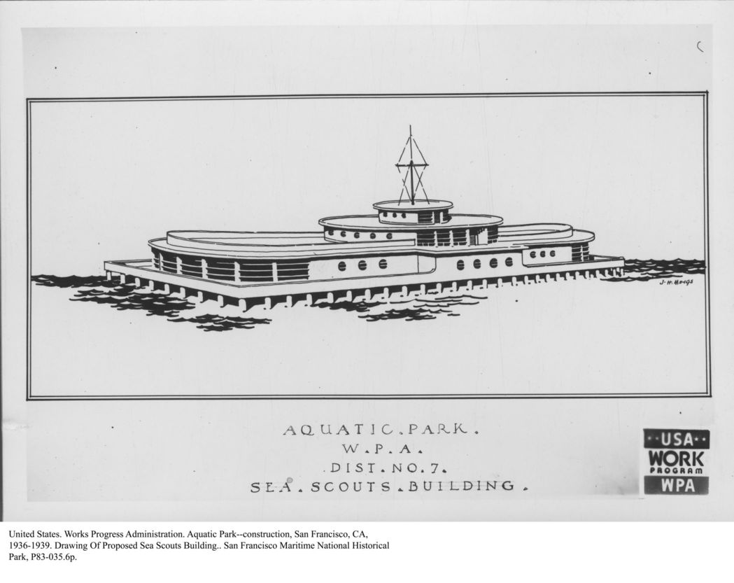 United States. Works Progress Administration. Aquatic Park photographs part 1