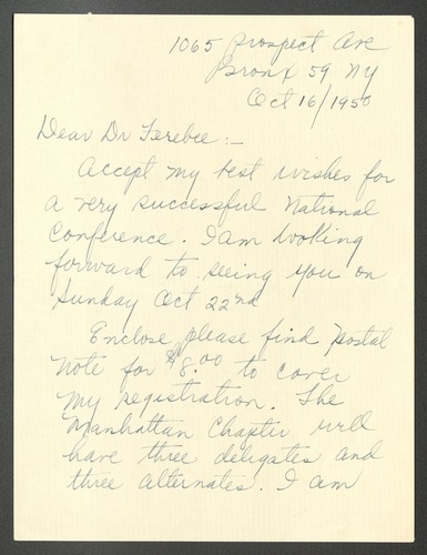 National Council of Negro Women, Correspondence