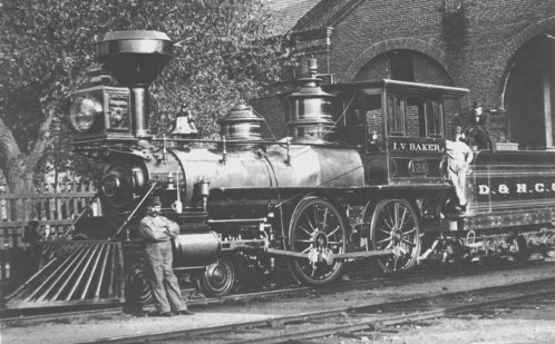 Delaware & Hudson no. 0126 [4-4-0] I.V. Baker