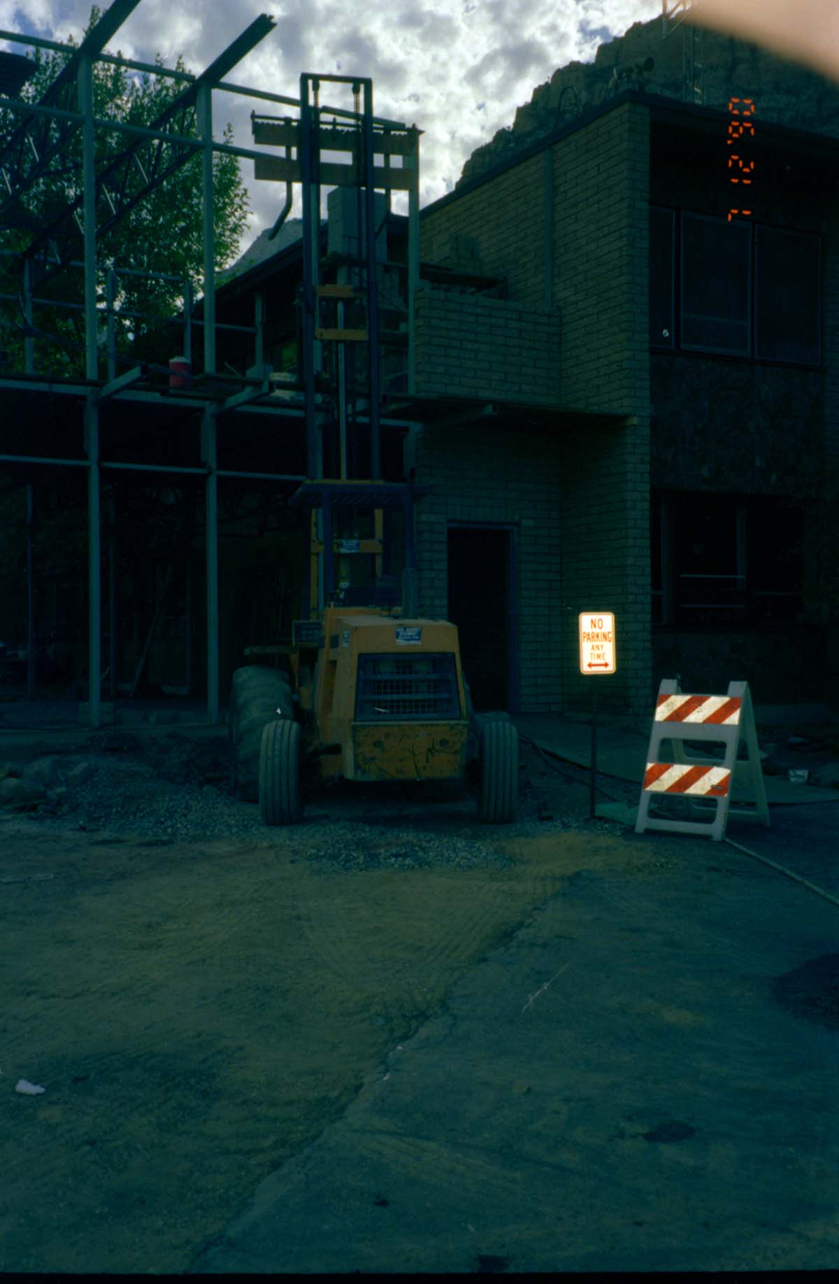 Construction of headquarters addition.