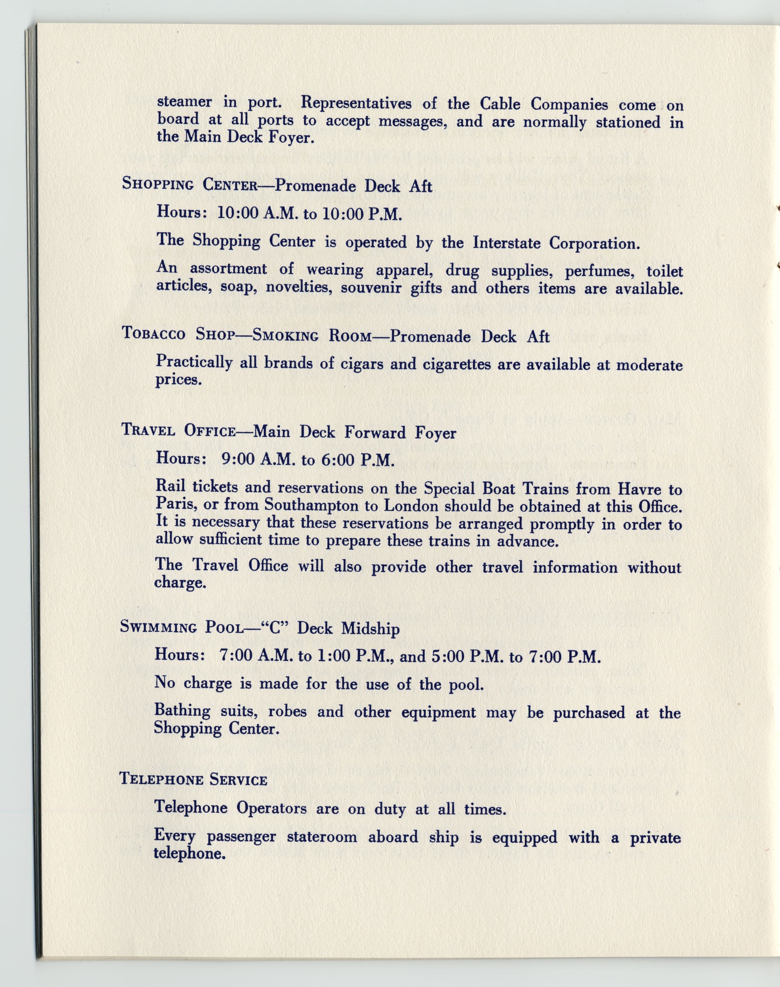 A small booklet with a red and blue striped cover. The booklet has 34 pages and the words are printed in blue ink.