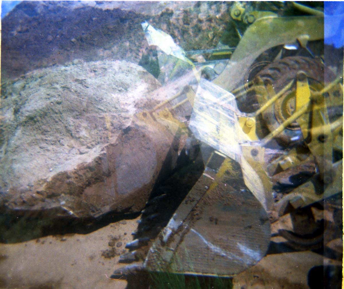 Color photos of flood damage from the flood of 1975.