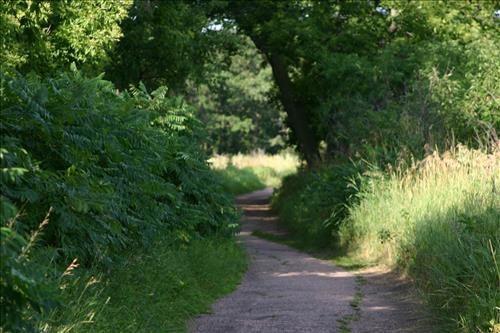 Circle Trail at Pipestone National Monument in February 2009