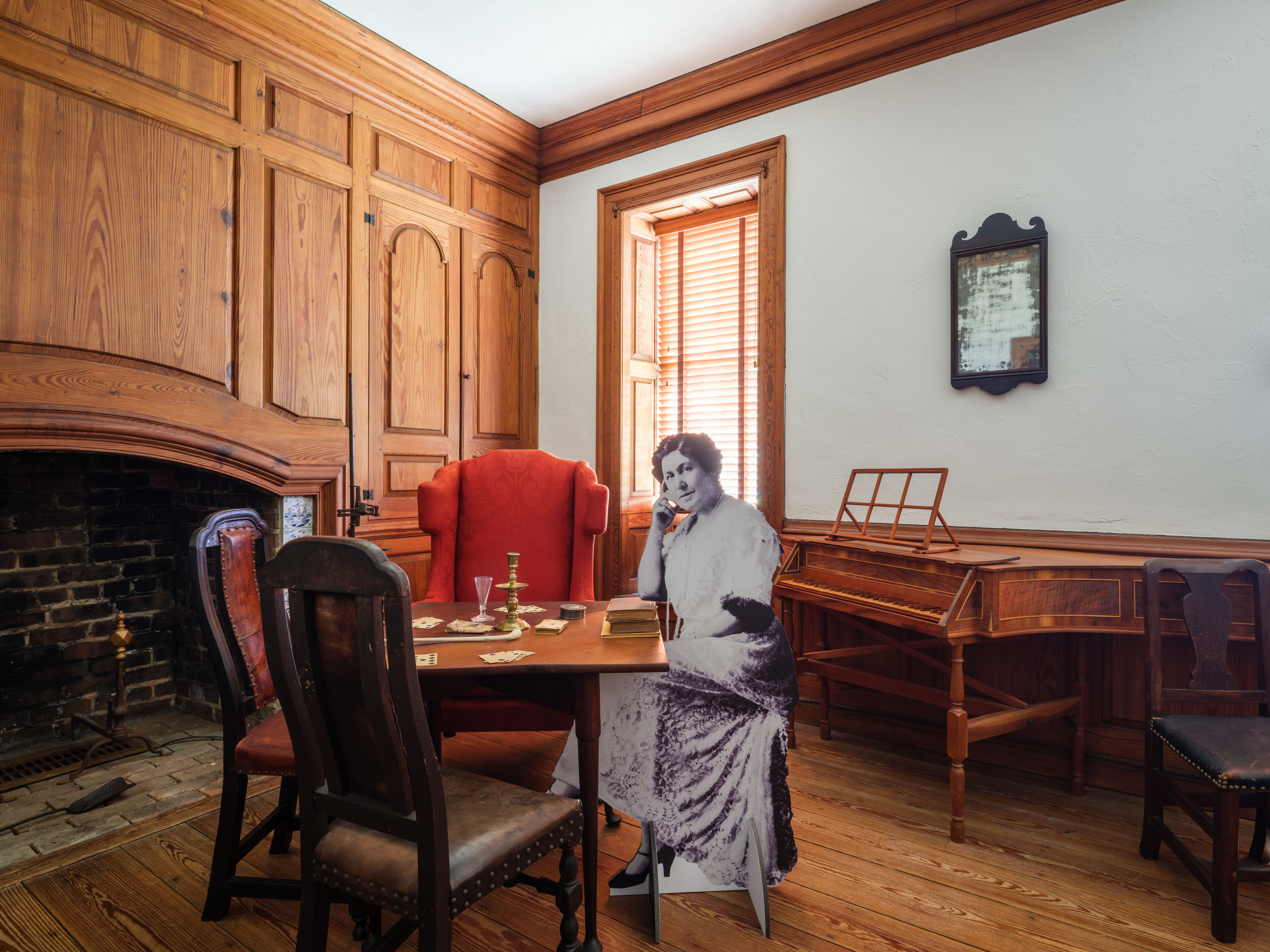 Table and cutout figure