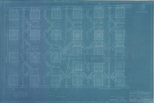 20352.BL-(GROUP 3) East Orange, NJ--Brick Church Viaduct and Station [1921-1922]