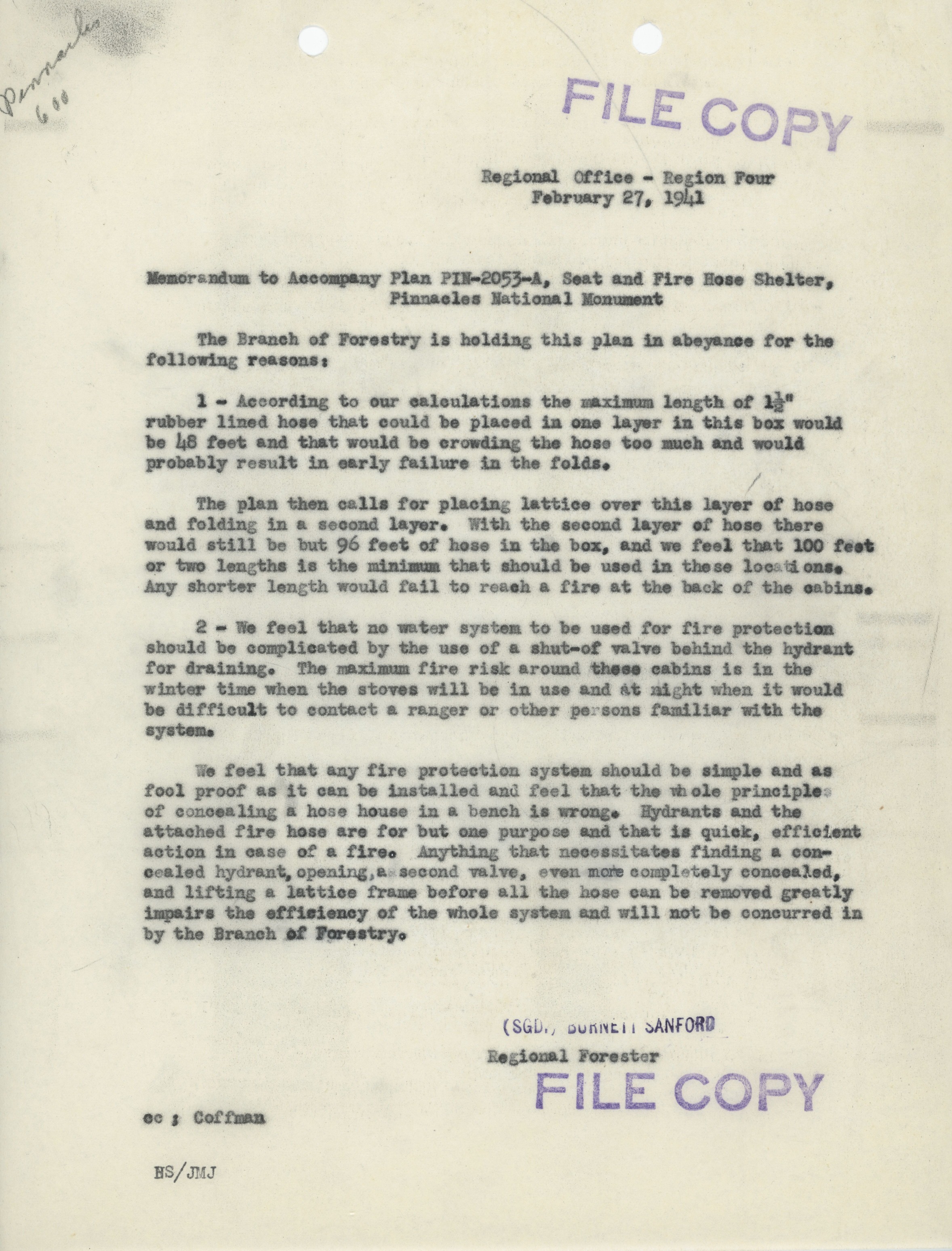 Project Construction Program Memorandum