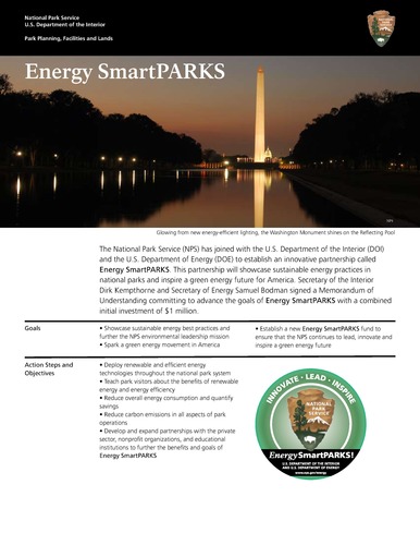 Sustainable Practices Energy SmartPARKS Overview 11.2008