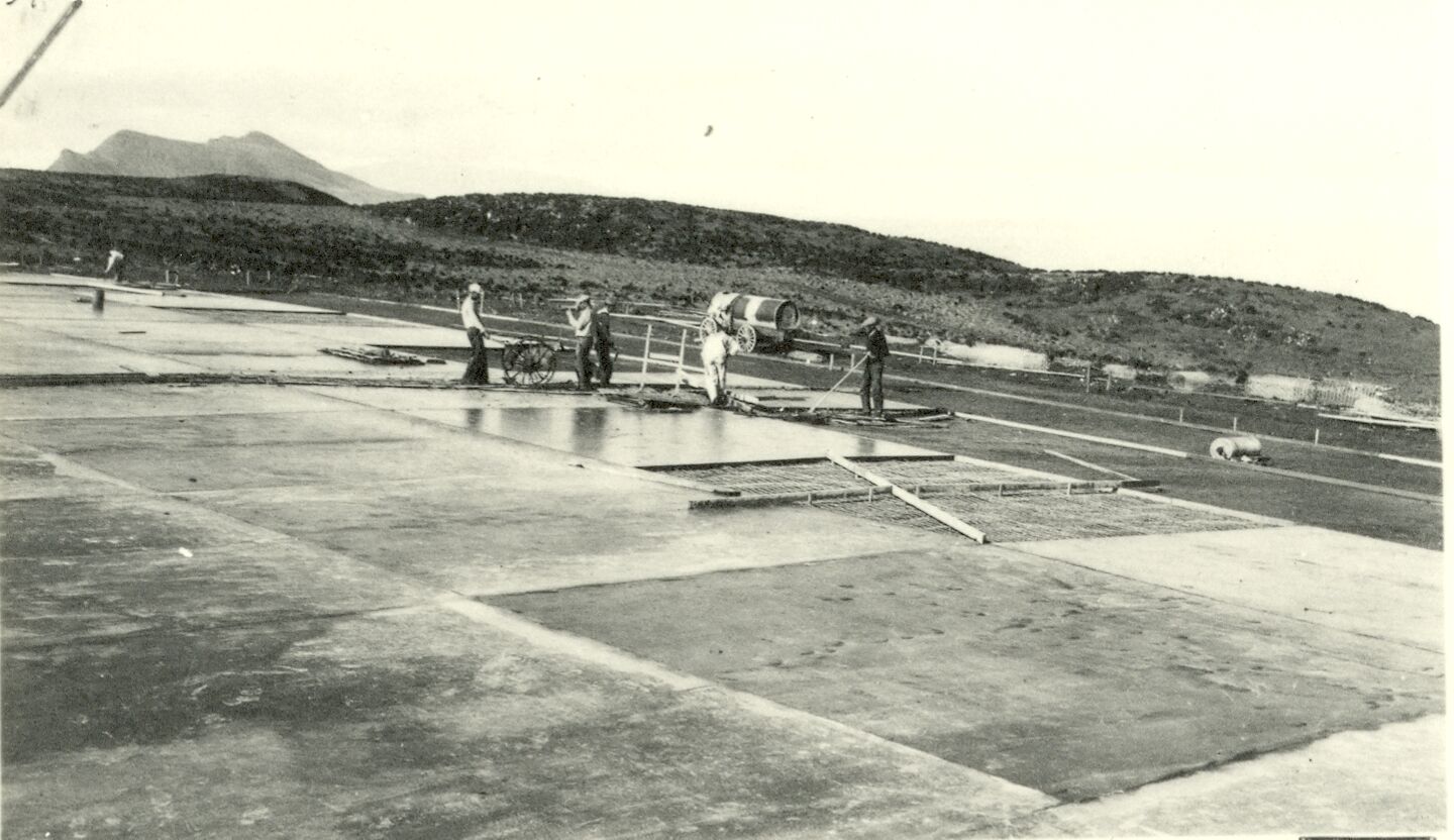 Concrete Work on Rainshed