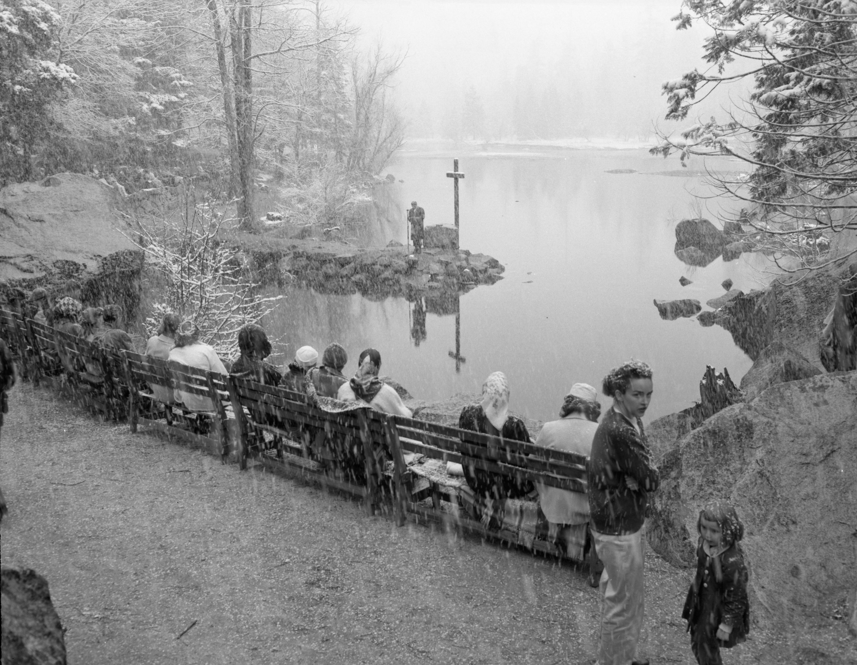Mirror Lake on Easter Sunday.