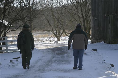 Winter Hiking at Stanford