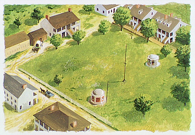 Aerial view of Fort Scott.