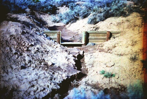 Color photo of drainage features at Kolob Canyons.