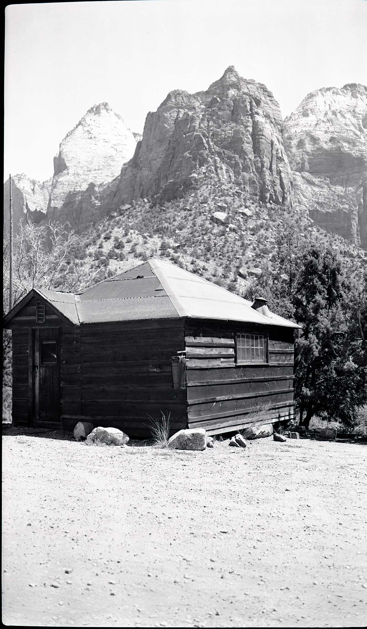 Museum storage Building 55, headquarters area.