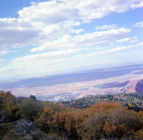 Color photos of scenic views of, or near, Cedar Breaks.