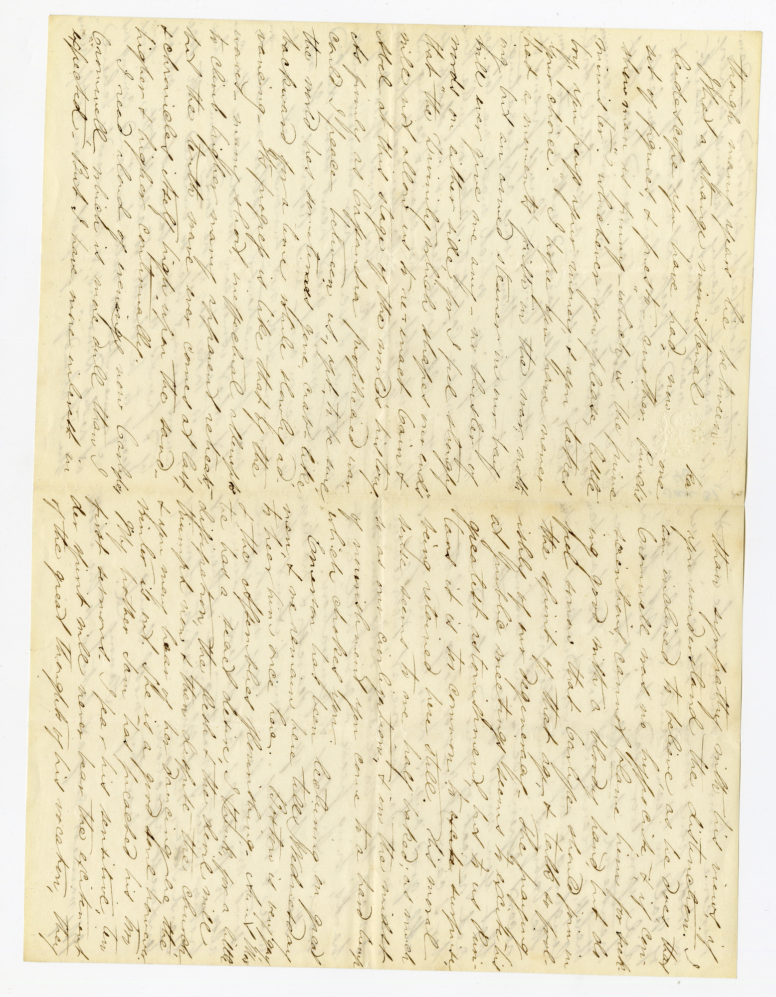 Manuscript letter