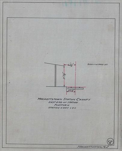 56103.LB--clearance sketches--Structures less than 8 feet from center line of track or less than 22 feet above top of rail [Group 06]