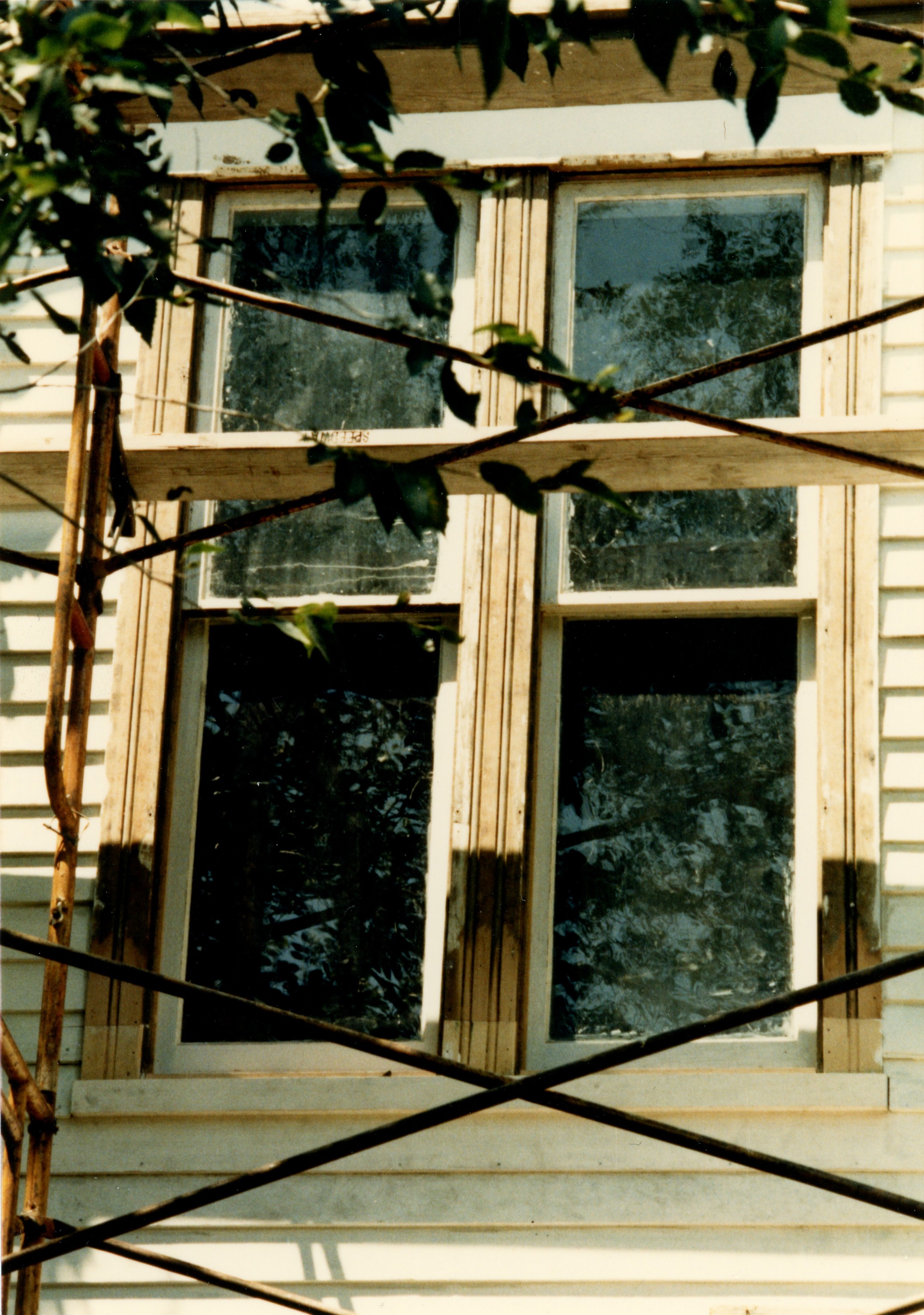 HSTR Truman Bedroom south side window general view