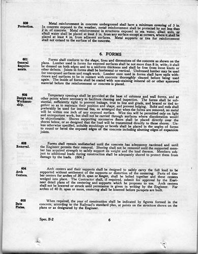 56788.PA#004--New York Central Lines And Rutland Railroad Company--Specifications for concrete masonry (for trial) [no. B-2] [1928.11.15] Pagfes 1 thru 15