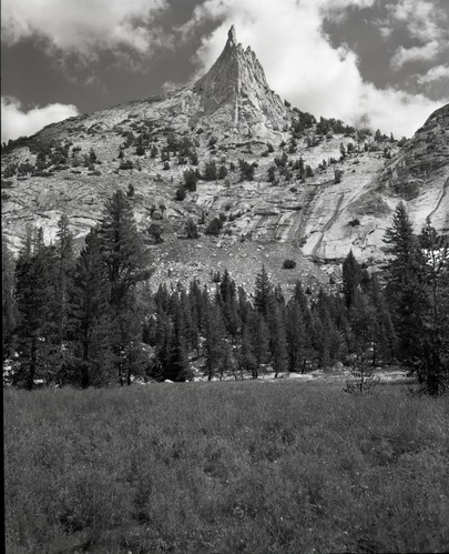 Cathedral Peak from Cathedral Lake Area.
