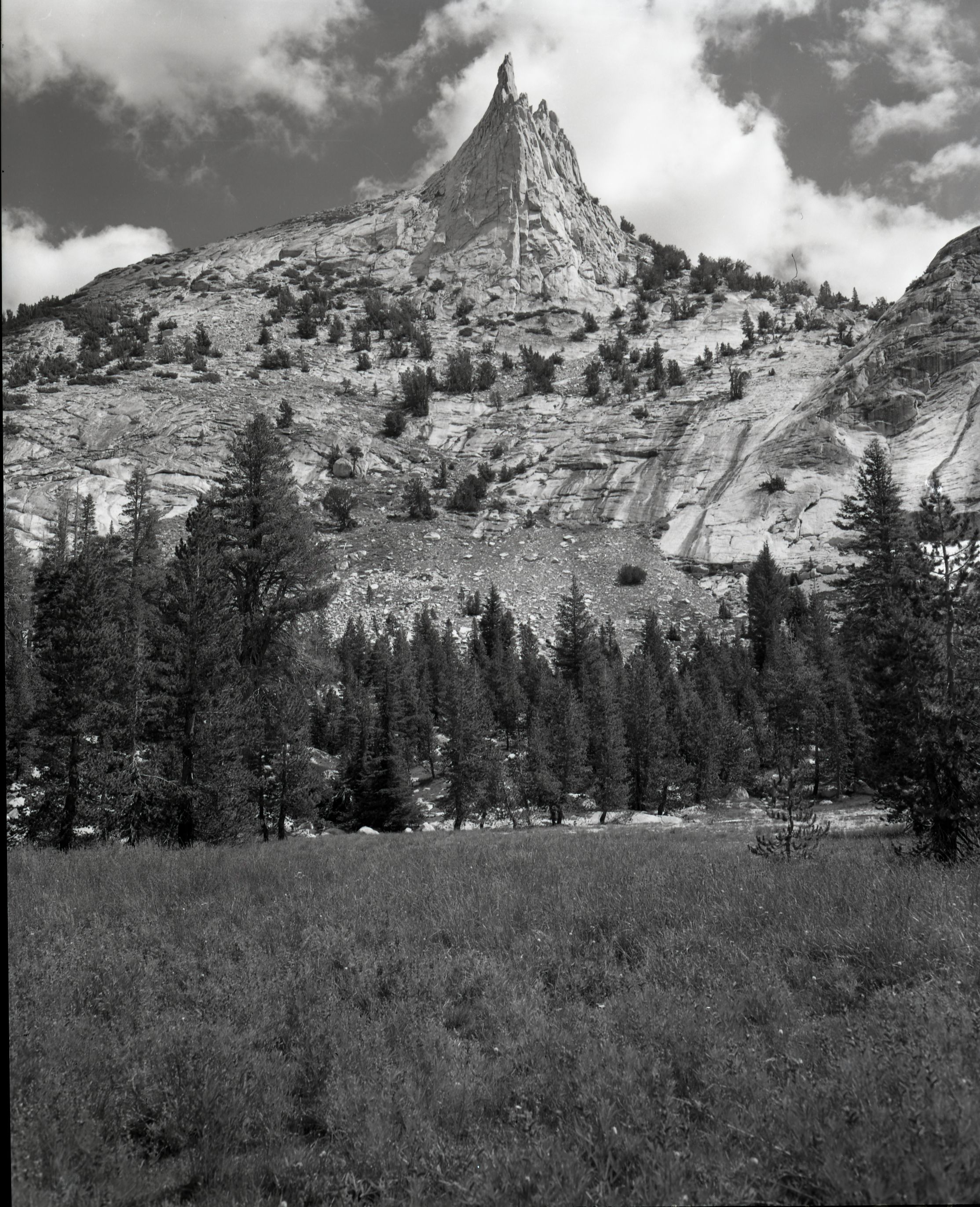 Cathedral Peak from Cathedral Lake Area.