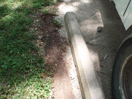 Replace Curb Stops and Control Erosion at Gulpha Gorge Campground Hot Springs National Park in July 2010