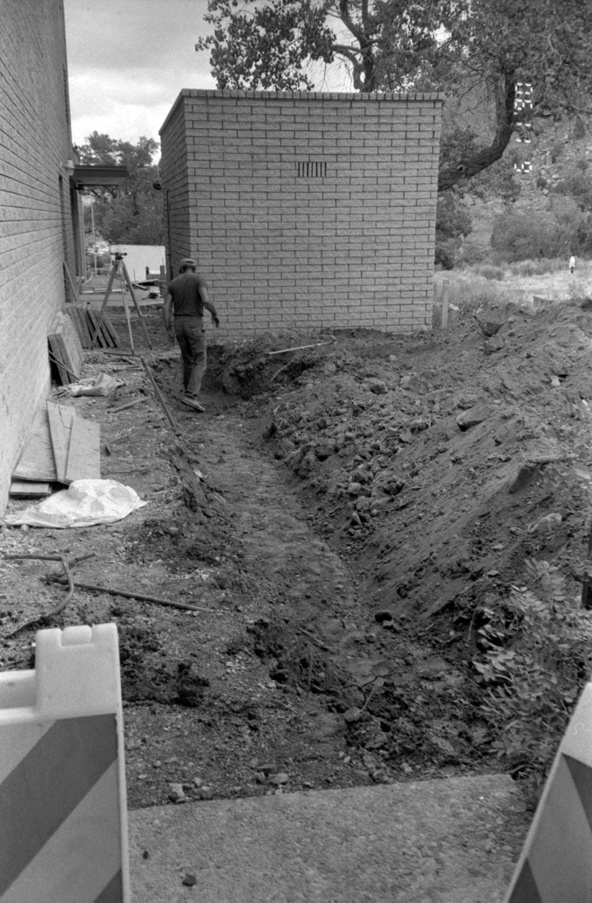 Construction of headquarters addition.