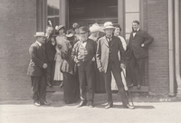 William H. Meadowcroft, Sallie Starke Tillman, Mina Edison, Thomas Edison, Senator Benjamin Tillman, Madeline Edison Sloane, Miller Reese Hutchison and others.