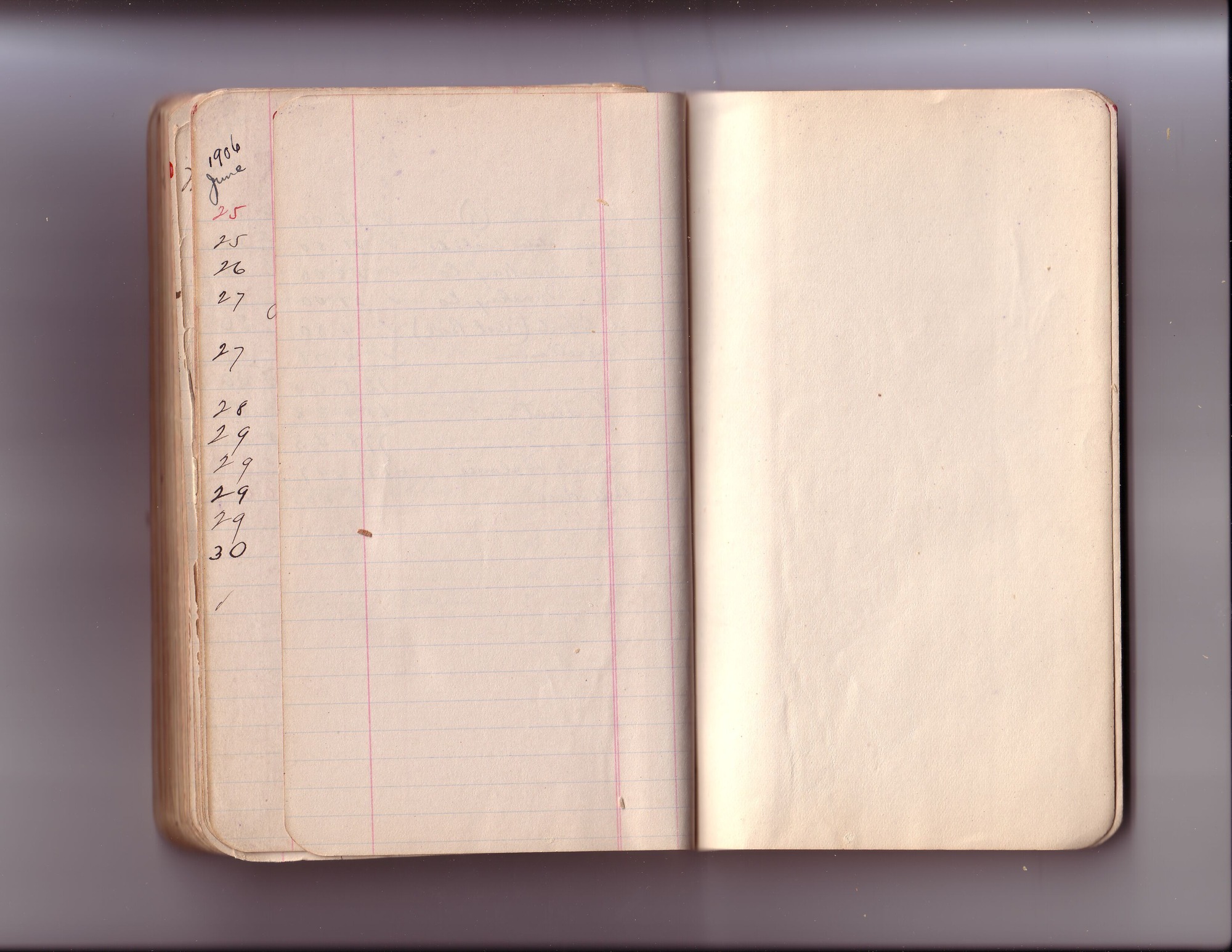 Thomas Edison's New York City Recording Studio Cash Book 02 (of 21), Image 92 (of 94). 