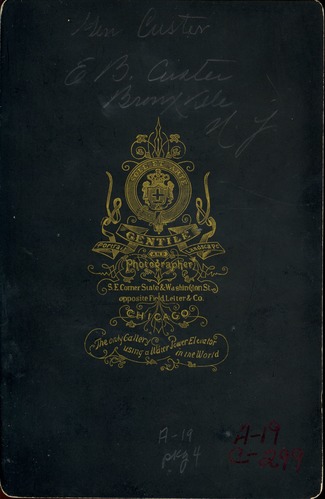 General George Armstrong Custer Standing in Military Uniform Wearing His Hat