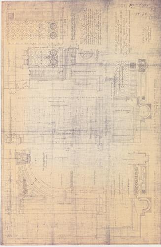 Figured Layout of Stonework of Middle Portion of Washington Memorial Arch, Valley Forge, PA: Sheet 21