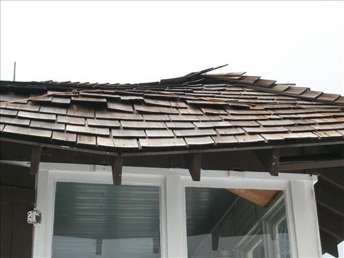 Scalplock Lookout Winter Roof Damage