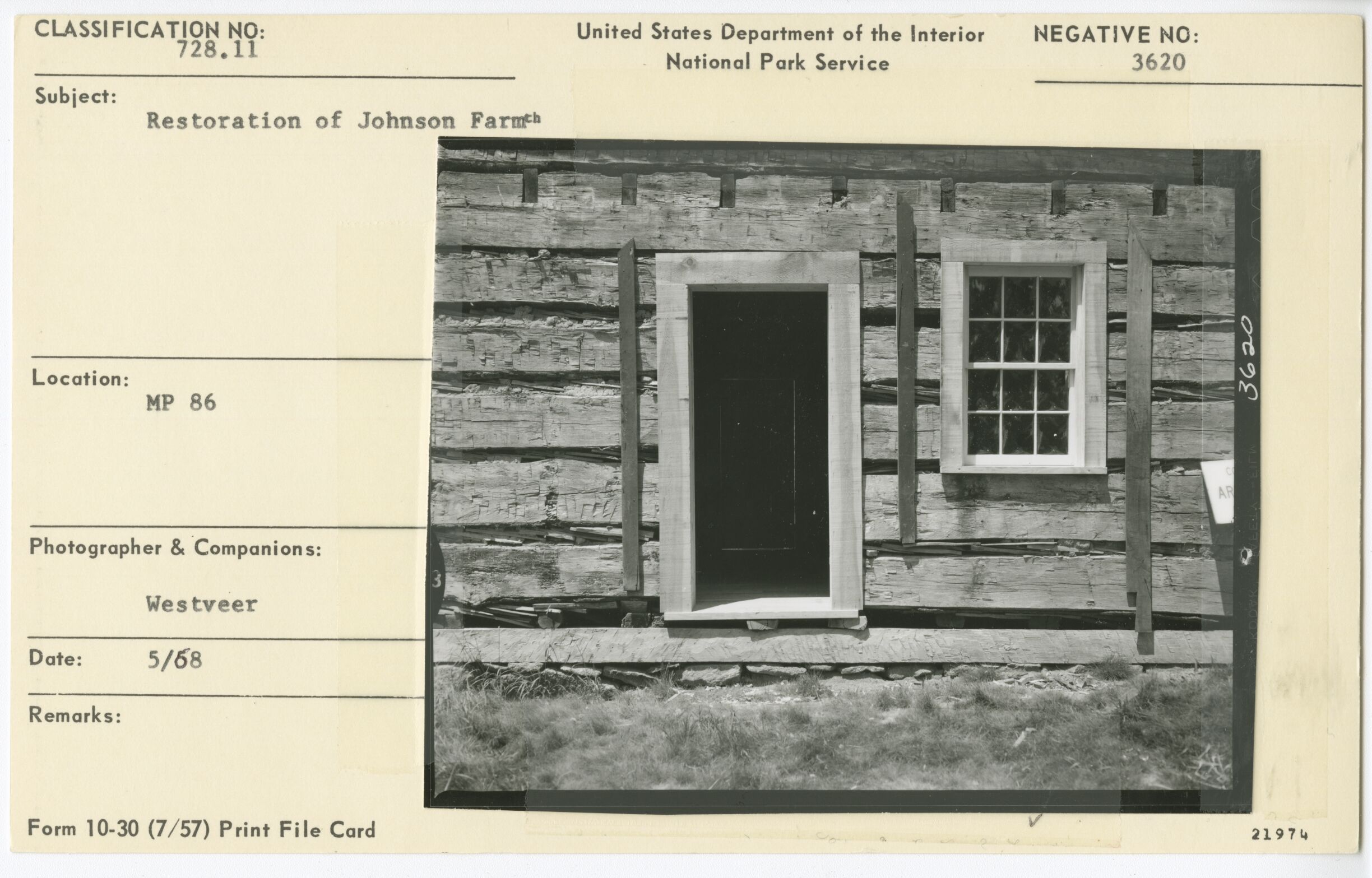 Restoration of Johnson Farm