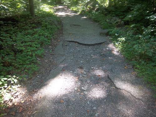 Repave 20th Maine Walking Trail at Gettysburg National Military Park in August 2011