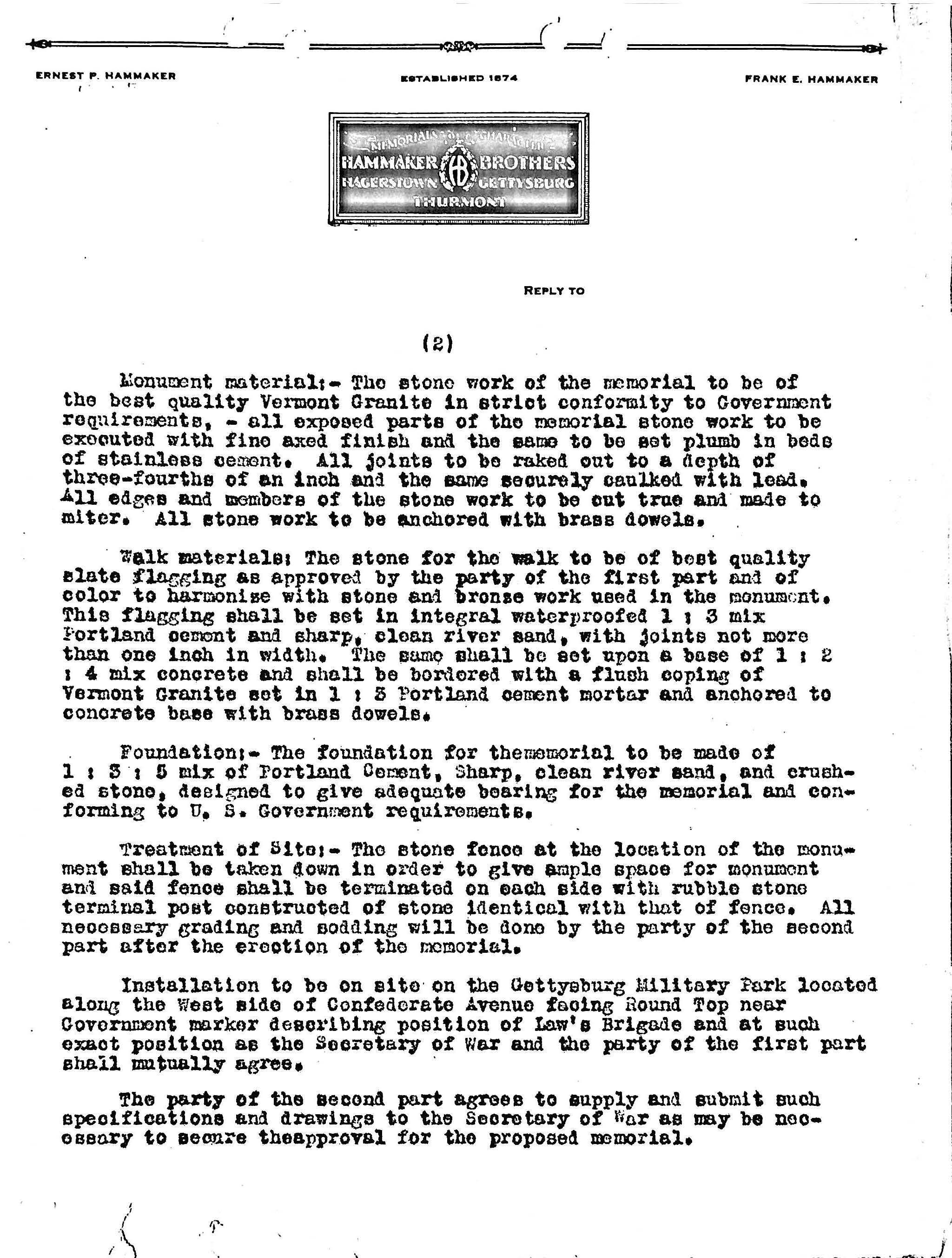 White paper with typed black text