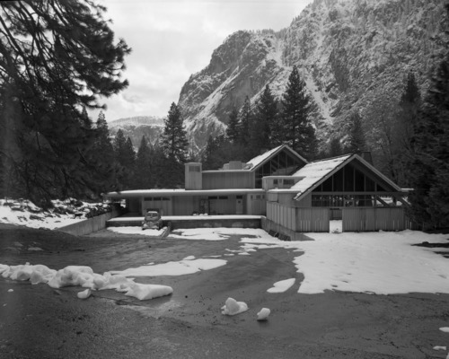 Subject: Degnan's Restaurant. Print: 20 sec F8 #9 + 20 sec burn in of sky-