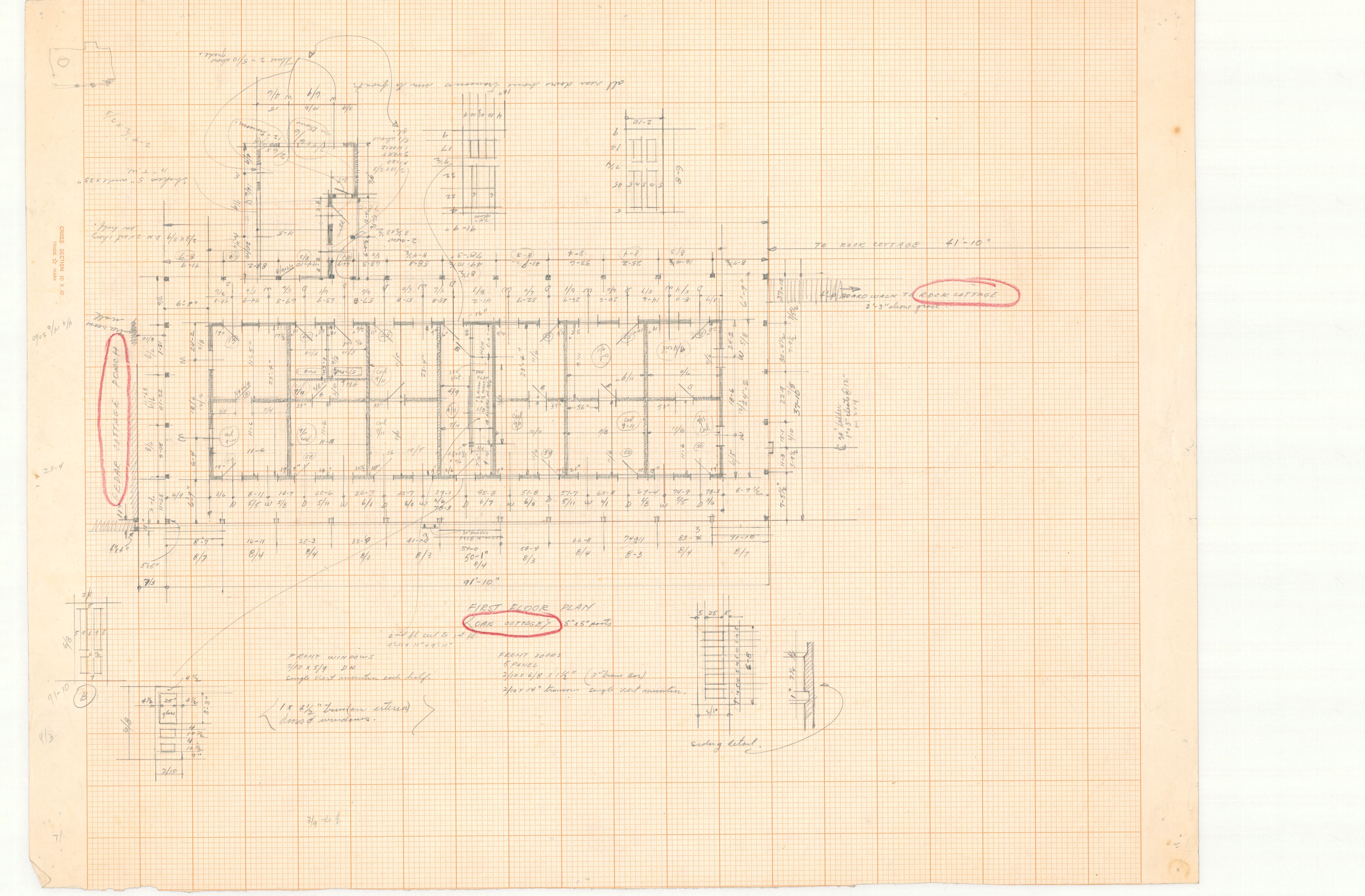 First Floor Plan Oak Cottage