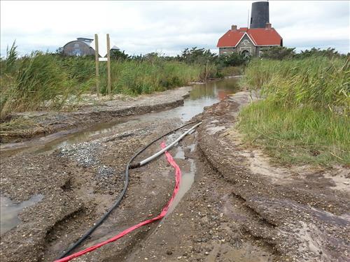 Lighthouse Driveway Overwash