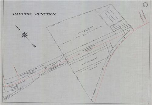 52420.LK--Property Map--Warren Railroad--Hampton Junction to Washington, NJ