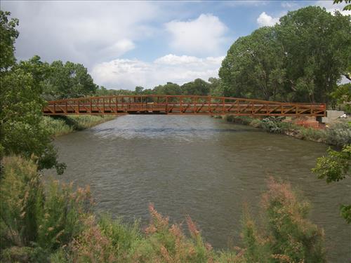 Bridge over Animas River and AZRU Boundary