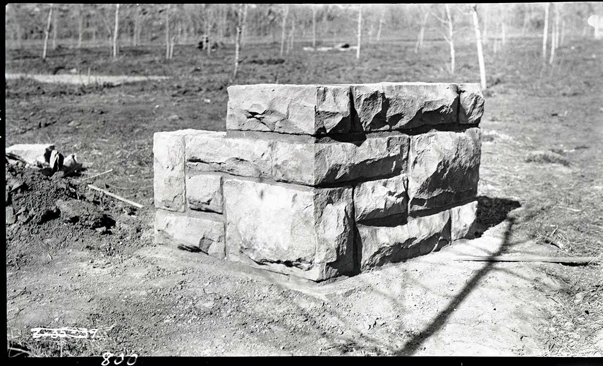 South Campground fireplaces.