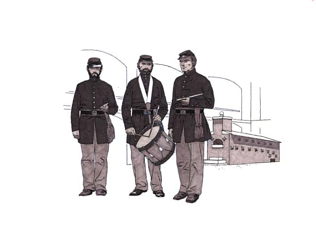 Fife and drum group.