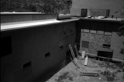 Construction of headquarters addition.