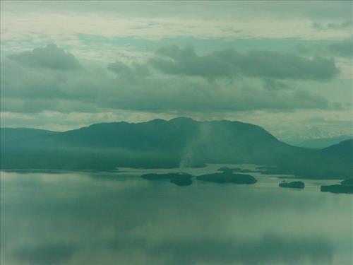 Bay of Island Fire, Naknek Lake, Katmai National Park, July 2001