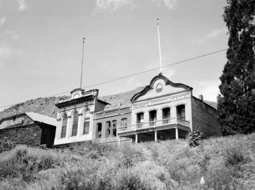 Buildings at Virgina City in June 1958