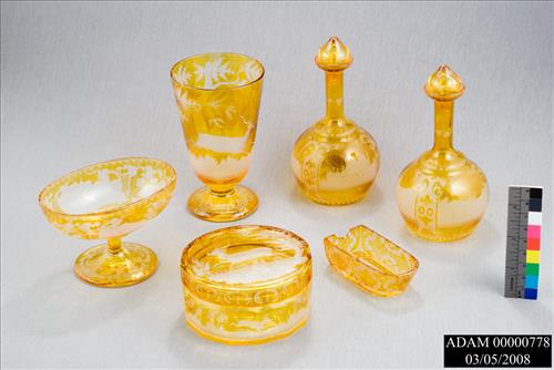 Glass Covered Jar from the Adams National Historical Park Collection