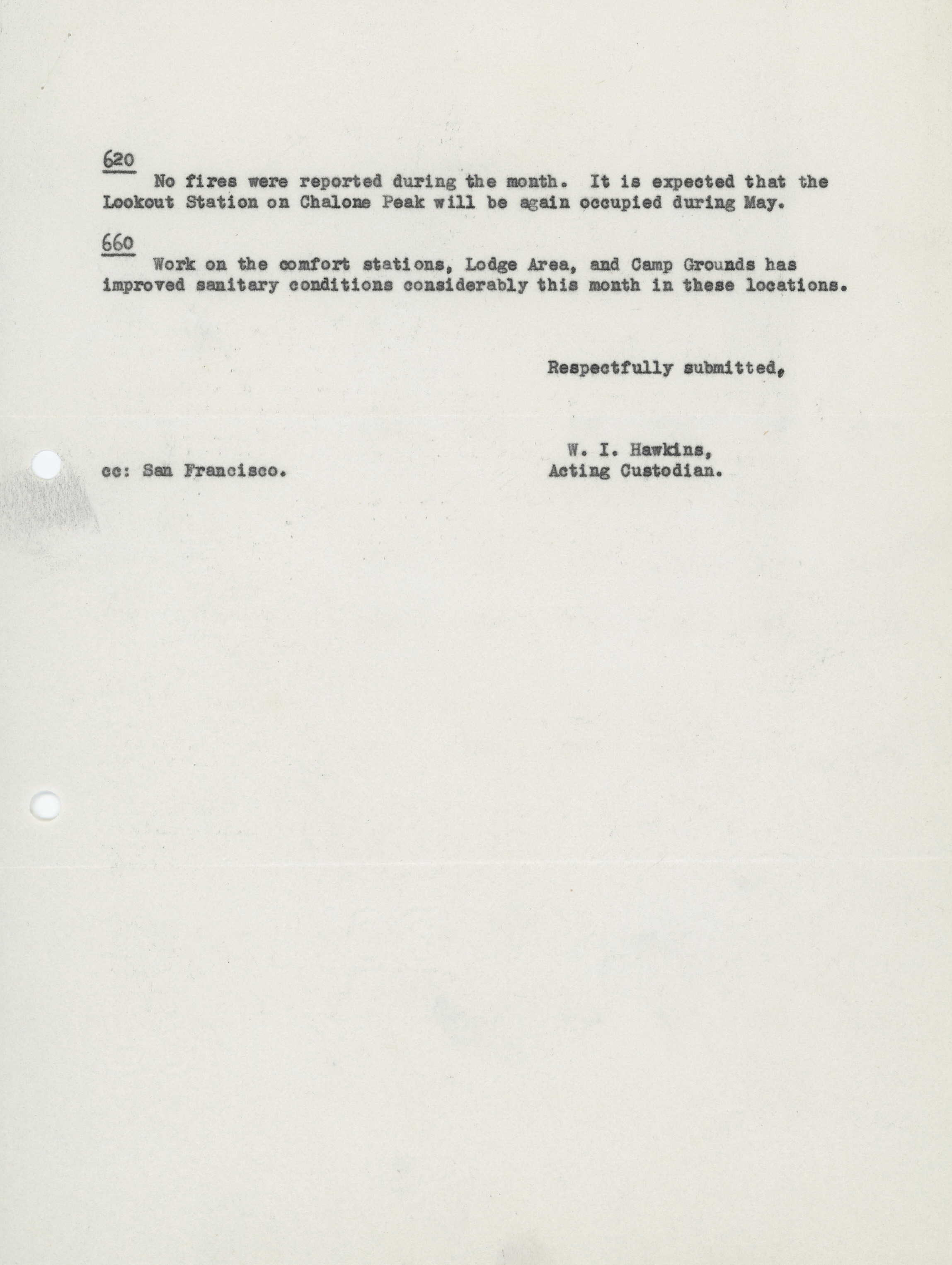 Superintendent's Narrative Report