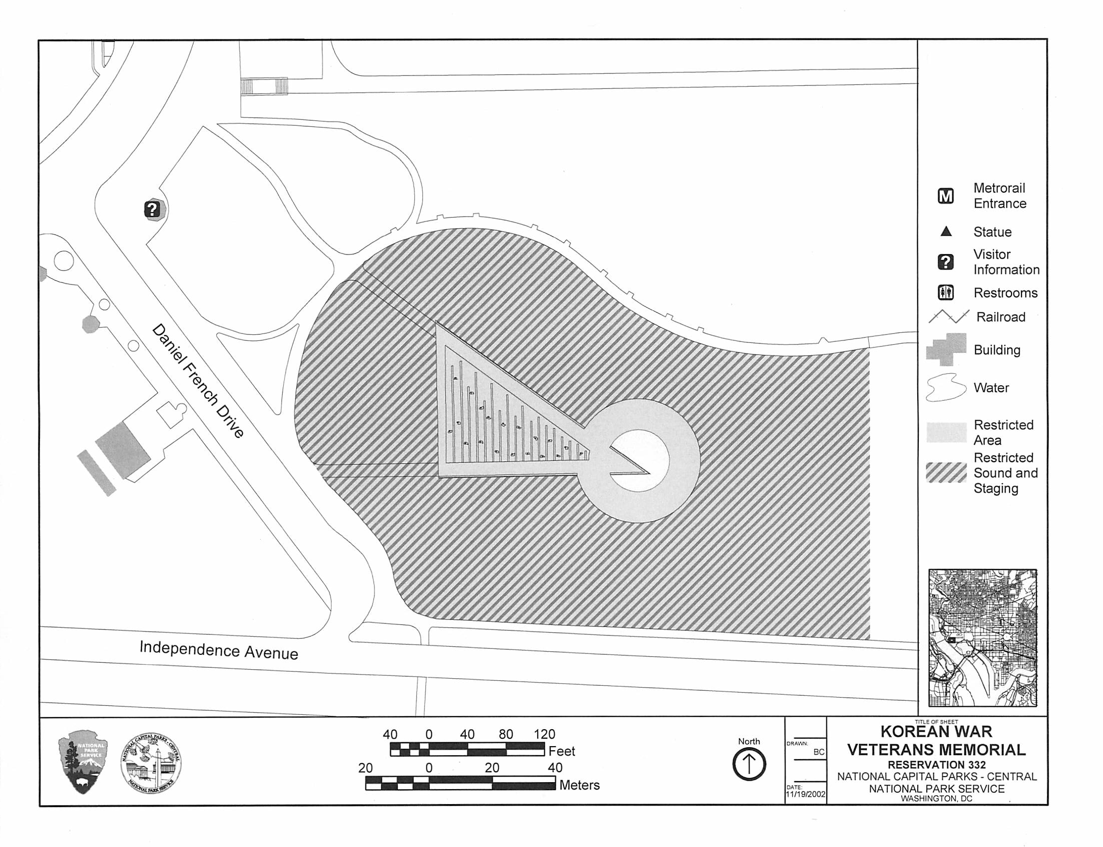 Korean War Veterans Memorial Restricted Area