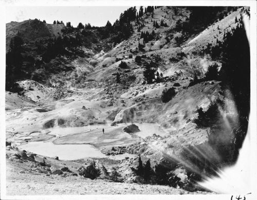 Visitors at Bumpass Hell c.1932