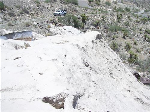 Bonanza King Mine - Cyanide Vat on Tailings Pile, 2007