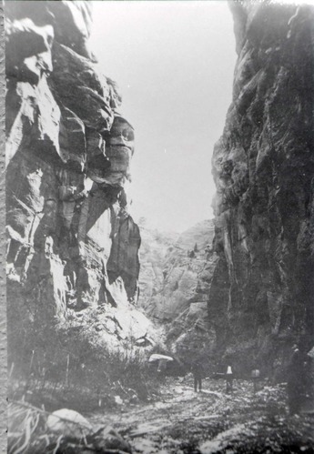 BW Photos of the Court of the Patriarchs - 35mm.